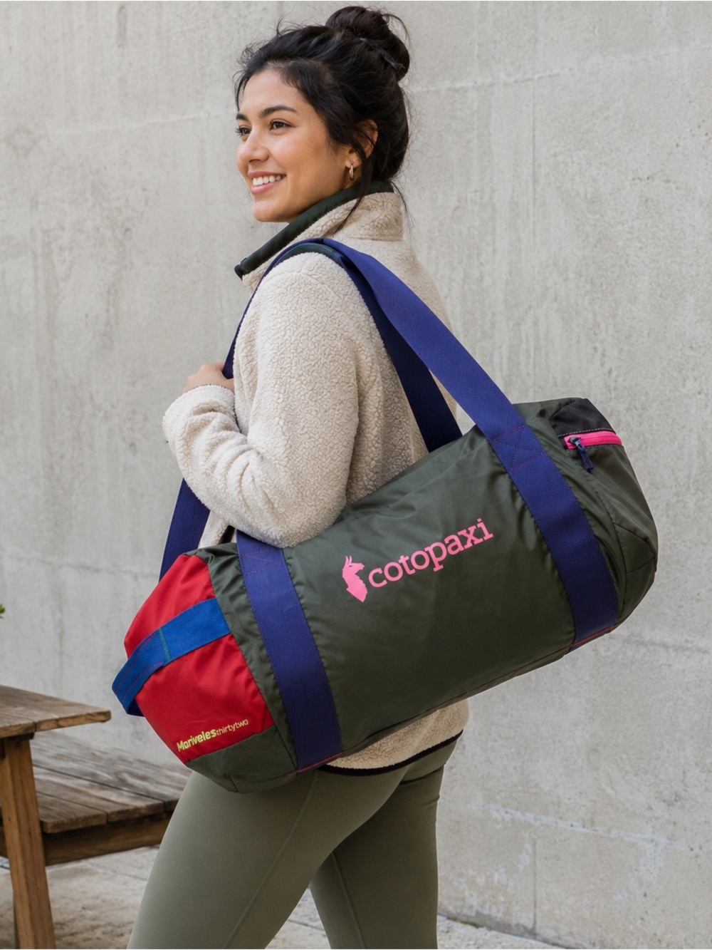 Cotopaxi Mariveles 32L Del Dia Duffel Bag Multicolor Packable Travel Gym Gear